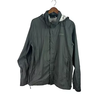 Marmot Men's Large Jacket Windbreaker Full Zip Gray • $66.45