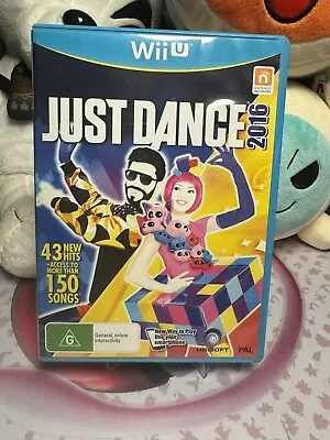 Just Dance 2016 Nintendo Wii U Pal W Manual Vgc • $10