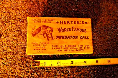 Vintage Herters Predator Call With Box And Manual • $25