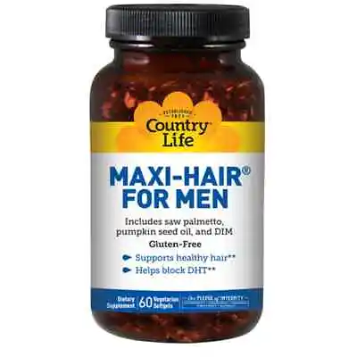Country Life Maxi-Hair For Men 60 Sgels • $29.47
