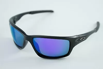 Good! OO9225-07 Oakley CANTEEN Polished Black/Violet Polarized Iridium 60-16 122 • $59.99