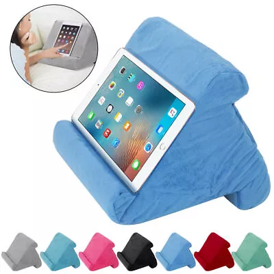 Multi-Angle Soft Pillow Lap Stand Phone Cushion Laptop For IPad Holder Tablet UK • £9.99