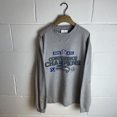 £9.95 • Buy Vintage Seattle Seahawks Sweatshirt Mens Extra Large 2005 NFL Reebok Crew Neck