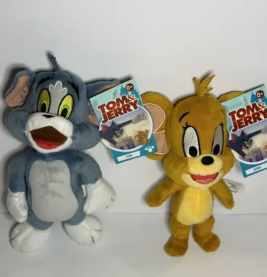 NWT Tom & Jerry Moose Toys Plush Stuffed Animal Mouse & Cat Warner Bros • $16.99