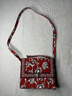 Vera Bradley Deco Daisy Handbag Purse Latch Removable Strap • $18.99