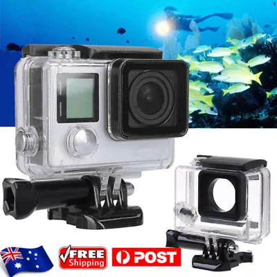 NEW Waterproof Diving Protective Housing Clear Case For GoPro Hero 3 3+ 4 Camera • $17.98