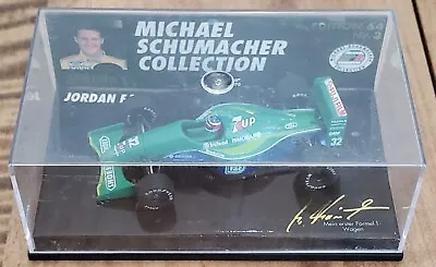 1/64 Jordan F1 7Up 32 Michael Schumacher Mini Car Paul's Model Art Minichamps  • $24.99