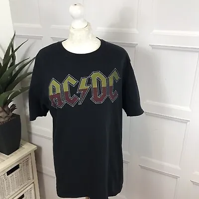 AC/DC T Shirt For Those About To Rock 1982 Tour Size Medium Chest 38in In Cotton • £9.95