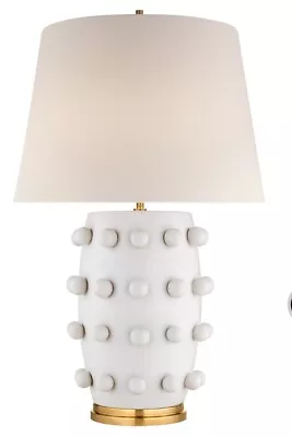 KELLY WEARSTLER  Linden Medium Lamp Visual Comfort Signature MSRP: $739.00 • $535