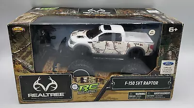 Realtree 1:24 Scale Ford F150 SVT Raptor WHITE RC NKOK - NEW SEALED • $24.95