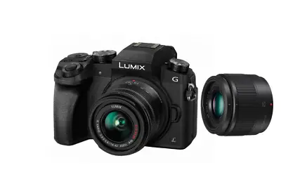 Panasonic Lumix Compact Camera DMC-G7KEB-K With Additional Lumix 25mm Prime Lens • £719.99