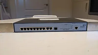 3Com OfficeConnect 3CDSG10PWR 10 Port PoE Gigabit Managed Layer 2 Switch • £69
