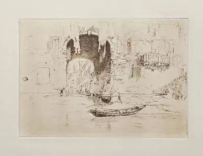 James McNeill Whistlerphotogravure Of Venice EtchingSan Biagio1886/1922 • $5