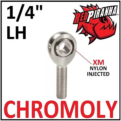 Lh 1/4-28 Bore 1/4 Chromoly Male Heim Joint Linkage Rod End Ball Steering Drag • $5.25