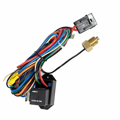 NEW Adjustable Electrical Cooling Fan Controller Kit Thread-in Probe With Relay • $27.99