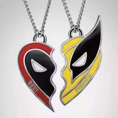 Movie Deadpool & Wolverine 3 Wolverine Best Friends Necklace Pendant Choker Gift • $19.99