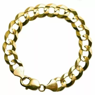 10k Yellow Gold Solid 3mm-12mm Cuban Link Chain Necklace Bracelet 7 -30  • $930.45