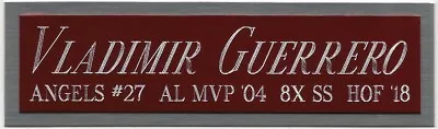 VLADIMIR GUERRERO ANGELS NAMEPLATE AUTOGRAPHED Signed BASEBALL-JERSEY-PHOTO-BAT • $9.99