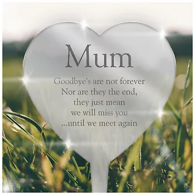£10.99 • Buy PERSONALISED Robin Angel Heart Graveside Memorial For Mum Dad Nanny Grandad