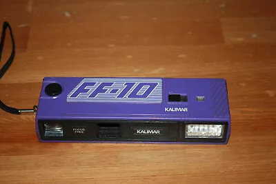 Vintage Kalimar FF-10 110 Focus Free Pocket Film Camera Purple & Black 24mm • $13