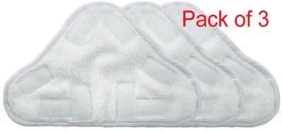 Pack Of 3  Steam Mop X5 Pads Compatible Replacement Pads Washable Triangular Pad • $9.95