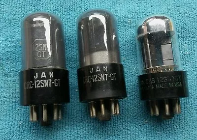 $20 • Buy 12sn7gt Tube Three Vintage Vacuum Tubes Good Hickok 800a* Guaranteed To Work
