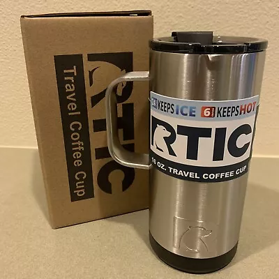 RTIC 16 Oz Stainless Steel Travel Coffee Cup Vacuum Insulated Tumbler Mug New • $19.99