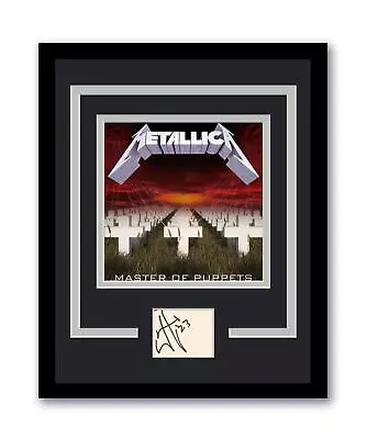 Metallica James Hetfield Autographed 11x14 Framed Photo Master Of Puppets ACOA • $499.99