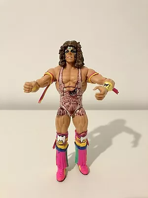 WWE Ultimate Warrior Wrestling Figure-Elite Flashback Series 26-Mattel-WWF • £10.99