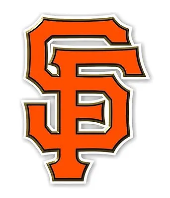 San Francisco Giants   SF  (Orange) Decal / Sticker Die Cut • $3.99