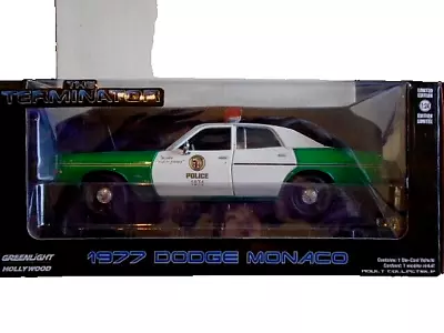 Greenlight Hollywood TERMINATOR 1977 Dodge Monaco GREENMACHINE POLICE 1874 • $39.95