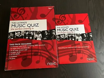 The Ultimate Music Quiz Board Game Next Branded. • £5