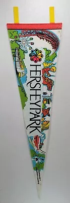 Vintage Felt Souvenir Hershey Park Pa Pennsylvania Pennant Flag 25  • $15