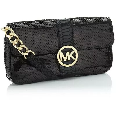 Michael Kors Fulton Black Sequin Bag • $124.99