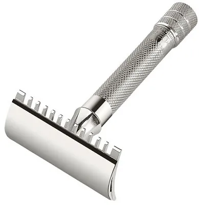 New Merkur Double Edge Safety Razor With Comb Guard #157 100% Authentic • $38