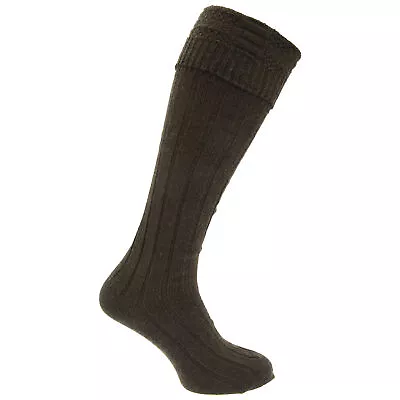 Mens Scottish Highland Wear Wool Kilt Hose Socks (1 Pair) (MB442) • $7.20