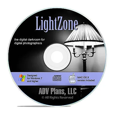 Professional Photo Editor Lightzone Darkroom Lightroom Digital Camera JPEG F22 • $7.99