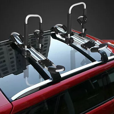 VILOBOS Kayak Roof Rack Aluminum J Style Canoe Car SUV Top Mount Folding Carrier • $98.99