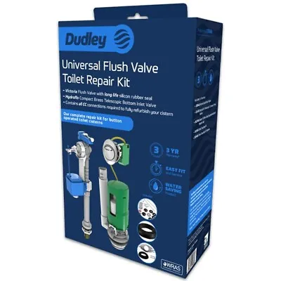 £33.45 • Buy Universal Flush Valve Toilet Repair Kit-repair Kit For Button Cistern 372686