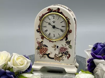 Masons Ironstone Mandalay Blue - Roman Shaped Clock. • £33.99