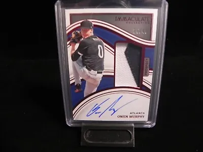 2023 Panini Immaculate Owen Murphy Prospect Patch Auto RC /49 ATLANTA BRAVES • $15