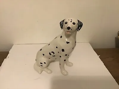£9.99 • Buy Vintage Large Melba Ware Sitting Dalmatian Dog Figurine - Ex Condition