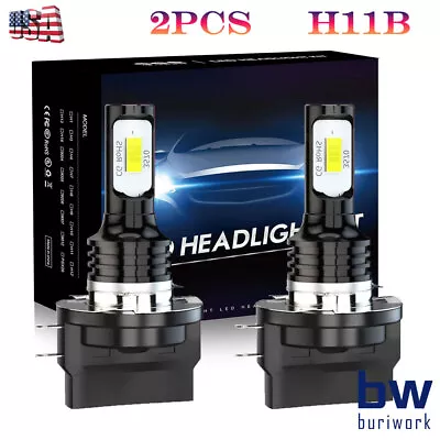 2X H11B LED Headlight Bulbs Kit Low Beam 6000K Super Bright White • $11.92