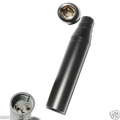 48V Phantom Power Adapter For Shure Microphone (TA4F 4pin Mini XLR To XLR Male) • $27.51