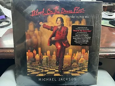 Michael Jackson Blood On Dance Floor LP  1997 EPIC 68000 HYPE AD SEALED • $495