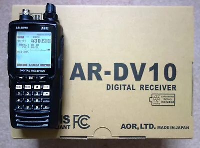 AOR AR-DV10 Digital 100kHz-1300MHz Handheld Scanner With 2307A Firmware • £495