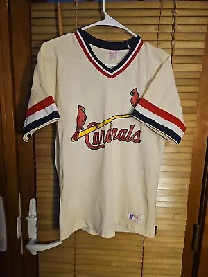 Vintage 80’s Rawlings St. Louis Cardinals Jersey Pullover Men's M Made In USA • $30