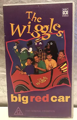 VHS The Wiggles BIG RED CAR ABC Kids Video PAL 1995 Original Cast • $14.95