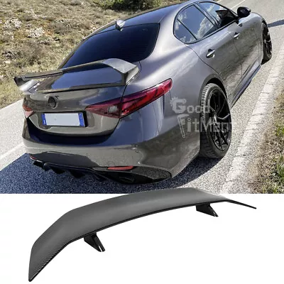 For Alfa Romeo Giulia 2015-23 46  Rear Trunk Spoiler GT Style Wing Decor Carbon • $154.38