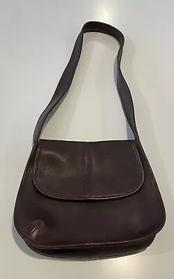 Vintage Coach Leather Handbag Purse Shoulder Bag Brown • $51